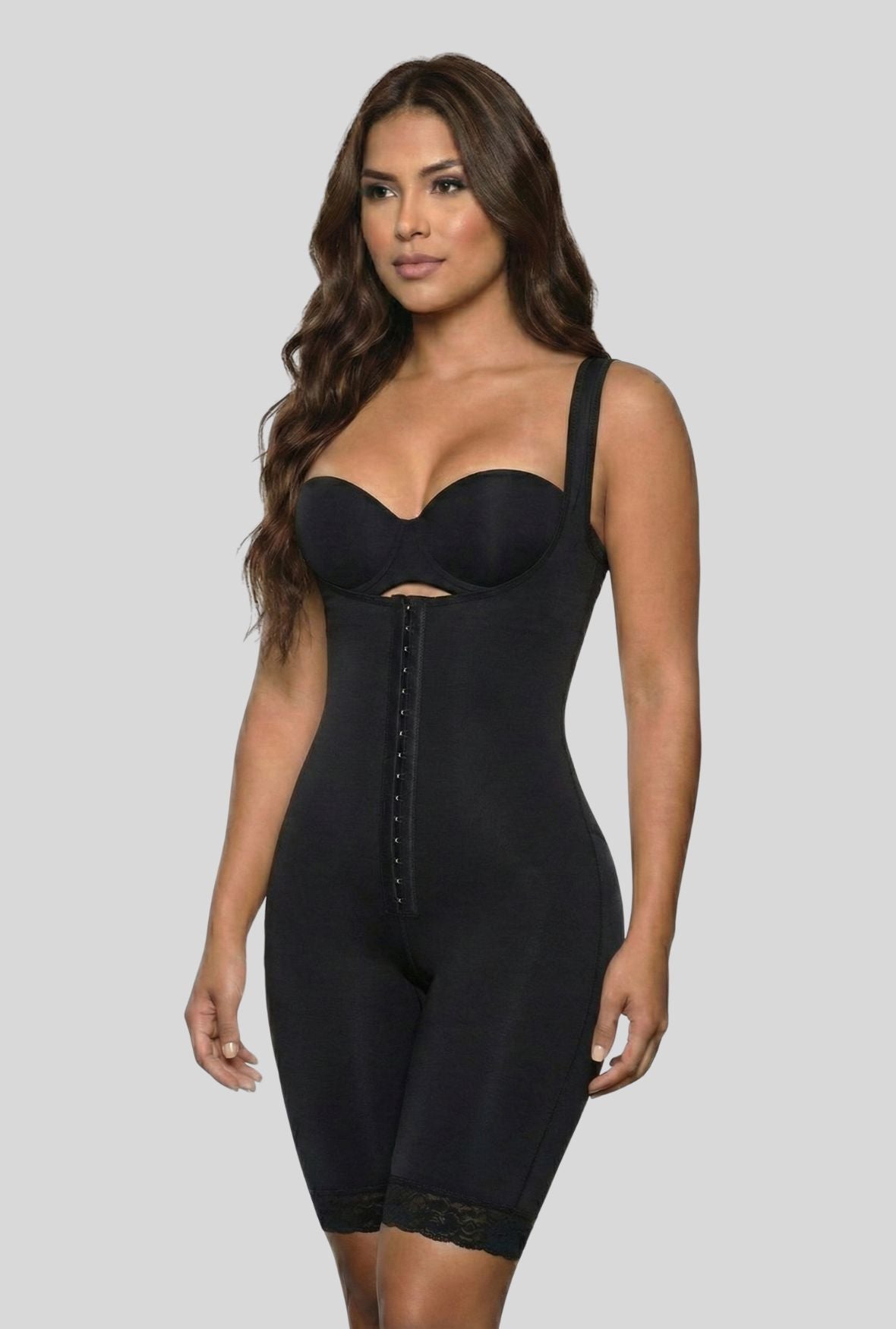 Full Body Control Suit w/ Front Closure & Back Support