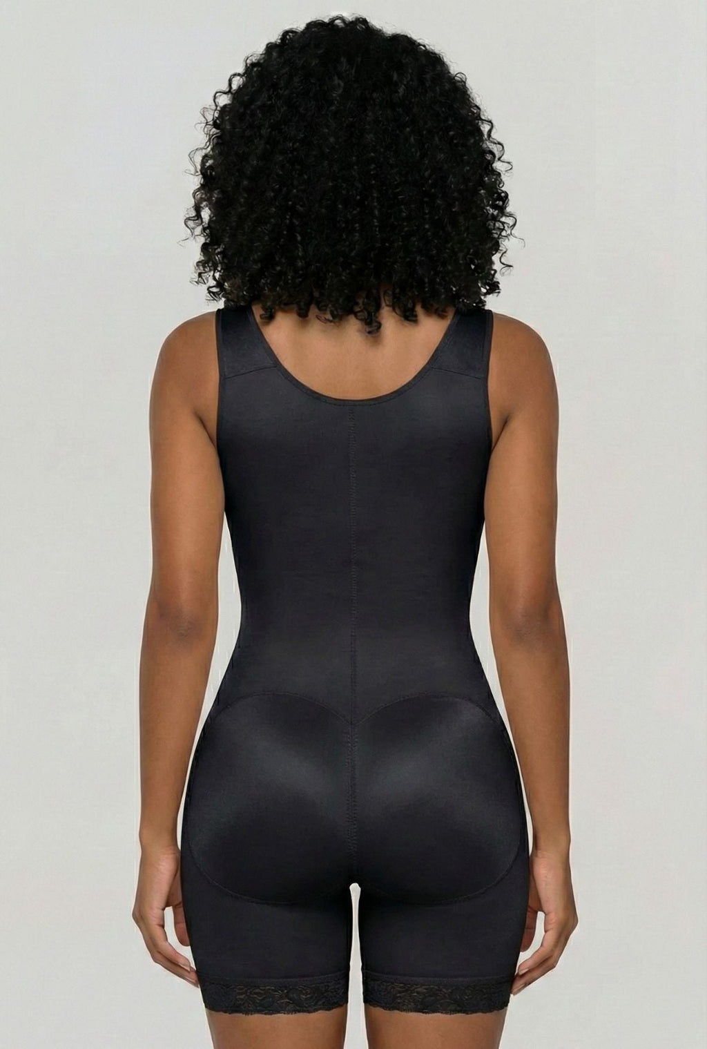 Full Body Suit Mid-Thigh w/zipper & Lace