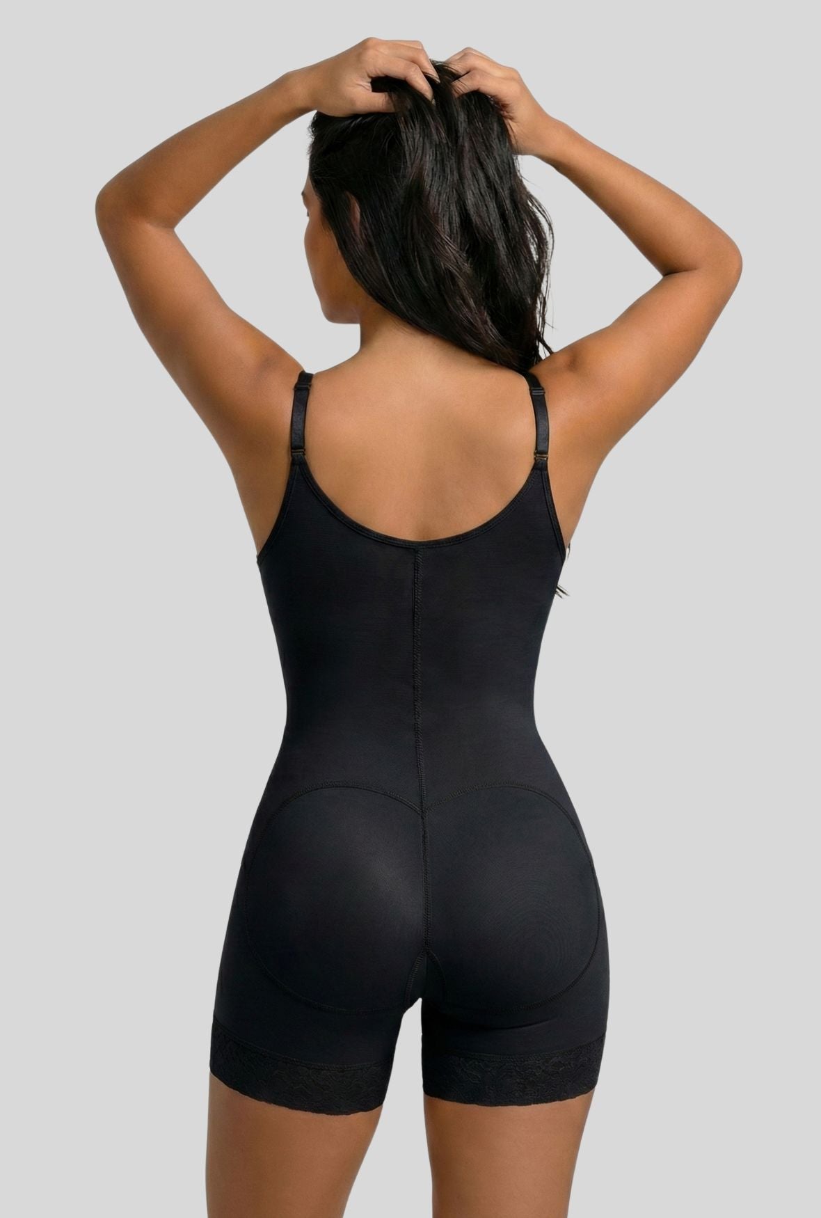 Mid Thigh Hook & Eye Bodysuit